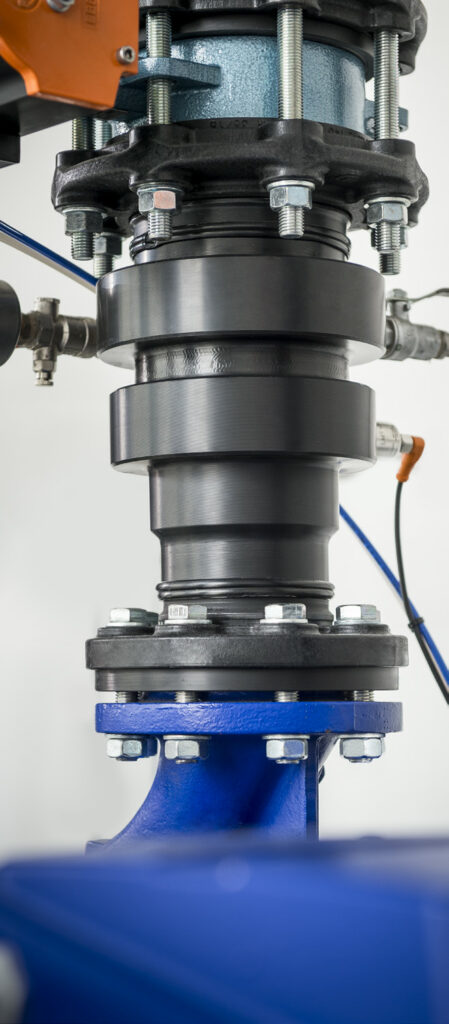 PE 100 Übergang von Pumpenstutzen auf Druckrohrleitung - strömungsoptimal